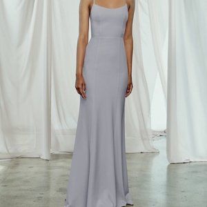 Amsale Taryn Gown in Vintage Ice